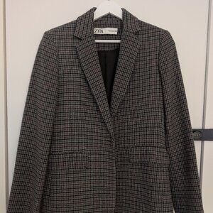Zara Wool Blazer with Patches